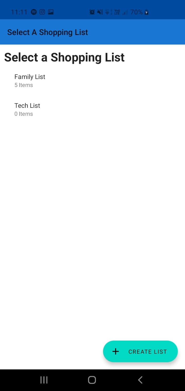 Select List
